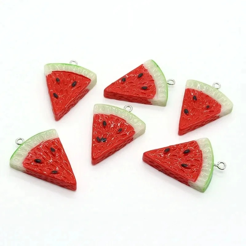 Resin Art Kits For Adults - 10Pcs Double Sided Triangle Watermelon Resin