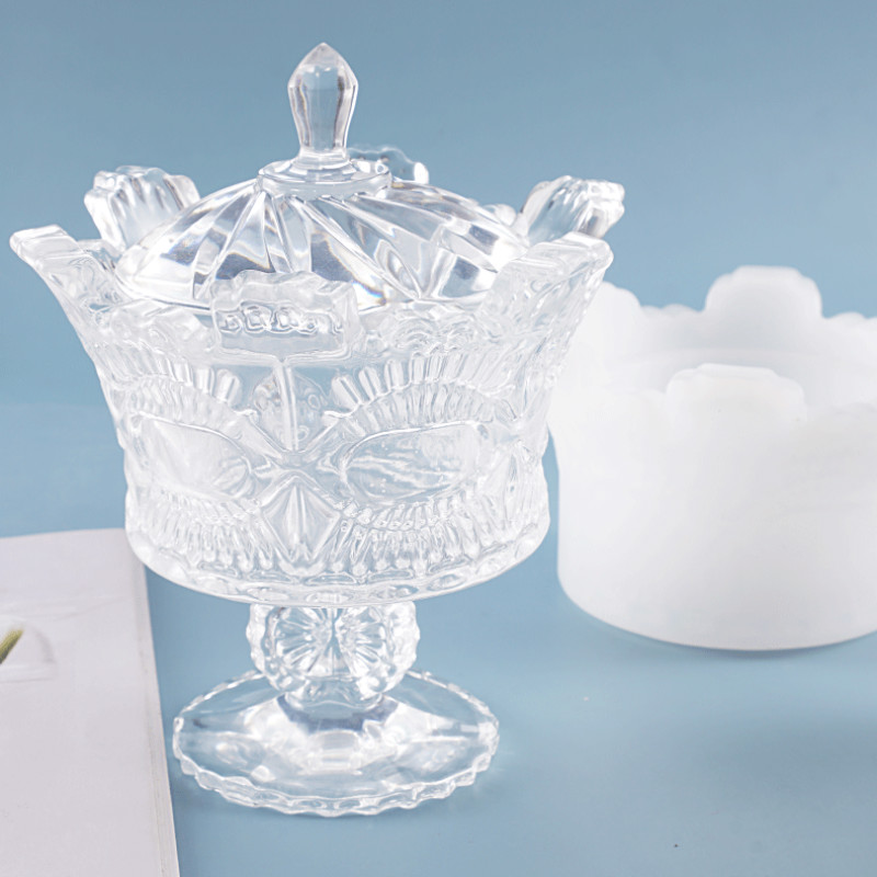 Resin Art Equipment - Crystal Storage Box Silicone Mold Kawaii