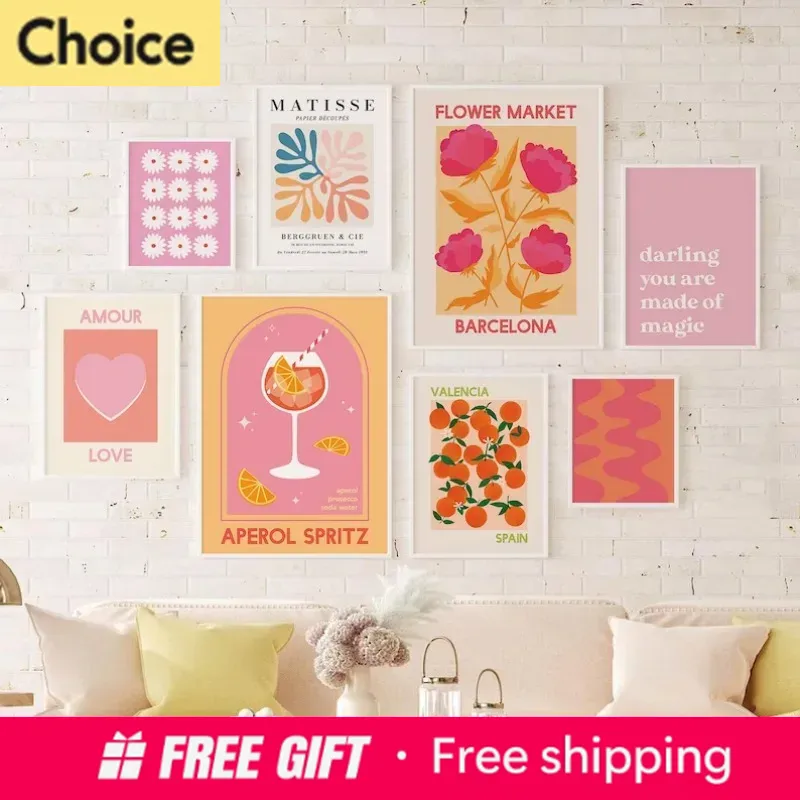 Resin Art Of Flowers - 2026 Matisse Juice Fruit Pink Orange