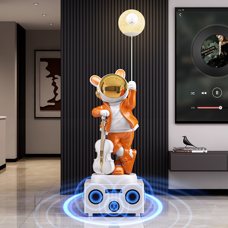 Resin Art Gift For Birthday - Home Decor 136CM Rabbit Astronaut Statue