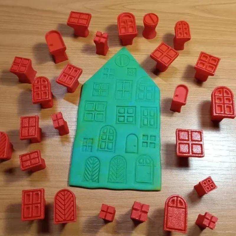 Resin Art Clay - 25pcs Clay Stamp & Molding Kit
