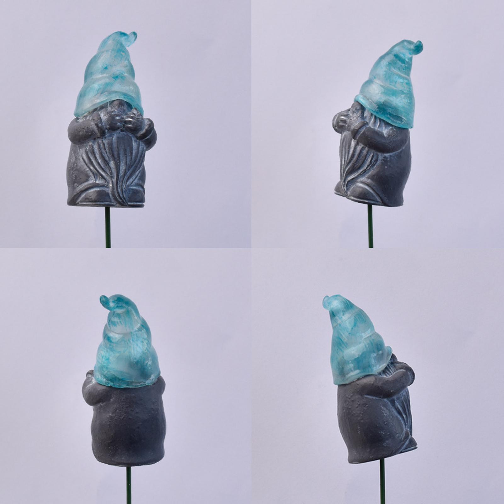 Resin Art Of Flowers - Decorative Garden Stakes 3-Piece Glowing Resin