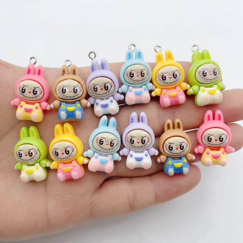 Resin Art Kits For Adults - 10Pcs Kawaii Rabbit Strawberry House Resin