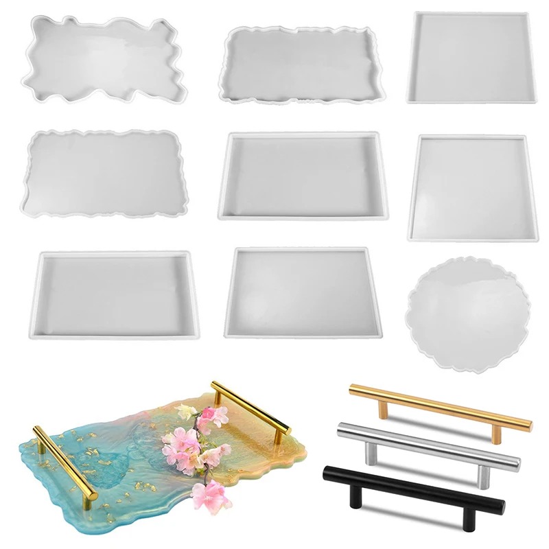 Resin Art Equipment - Tray Epoxy Resin Silicone Mold DIY
