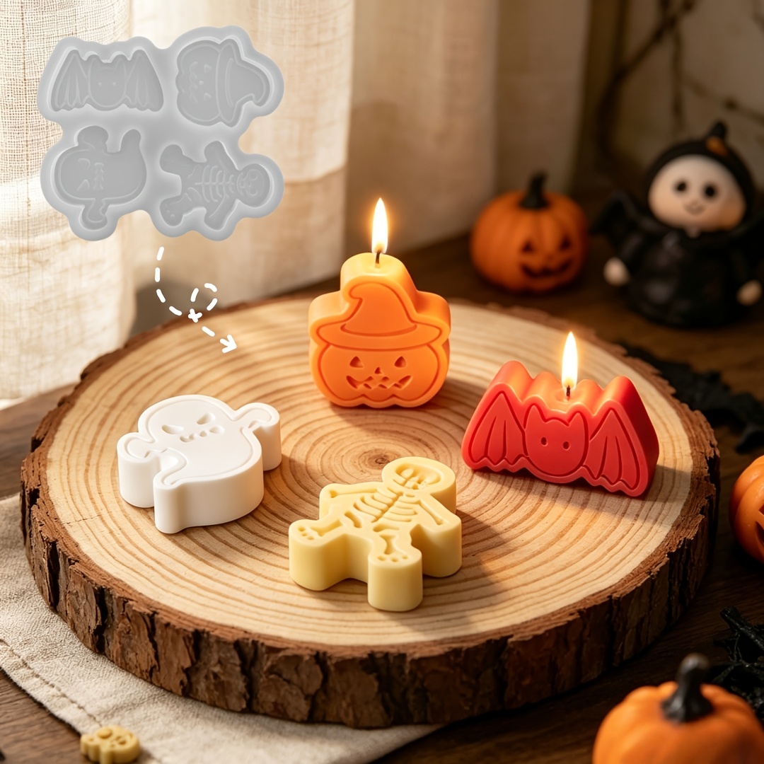 Resin Art Clay - 4-cavity silicone resin mold set for