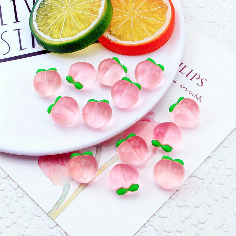 10Pcs New Transparent Peach Fl - Resin Art Kits For Adults recension och pris