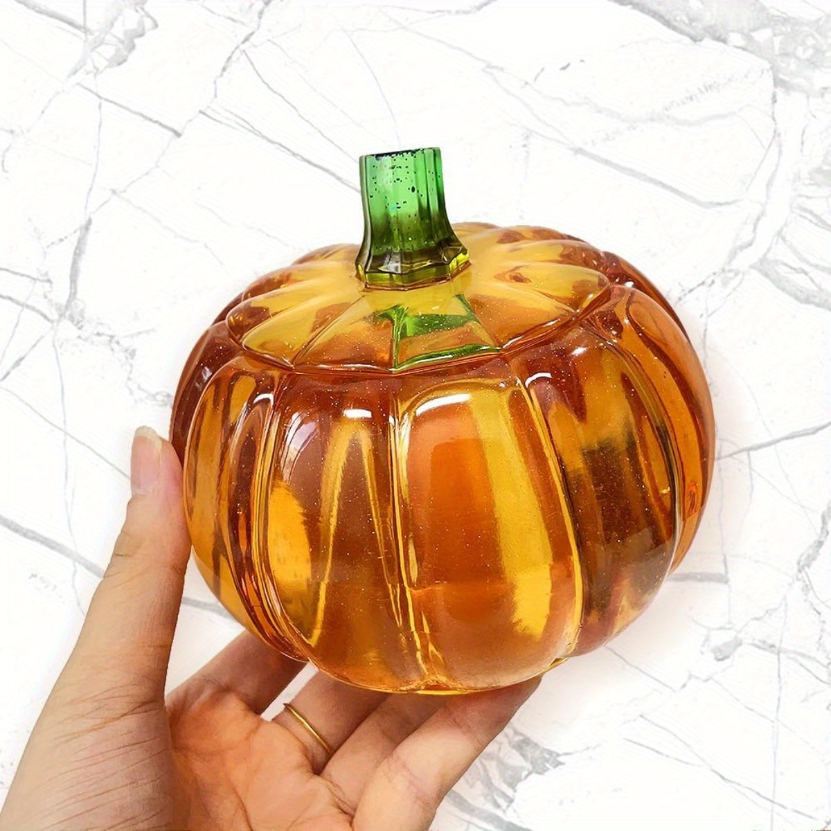5'' Large Pumpkin Jar Mold, Ha - Resin Art Clay recension och pris