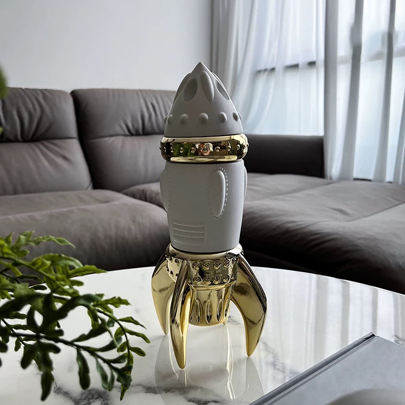 Space Rocket Ornaments,Creativ - Resin Art Gift For Birthday recension och pris