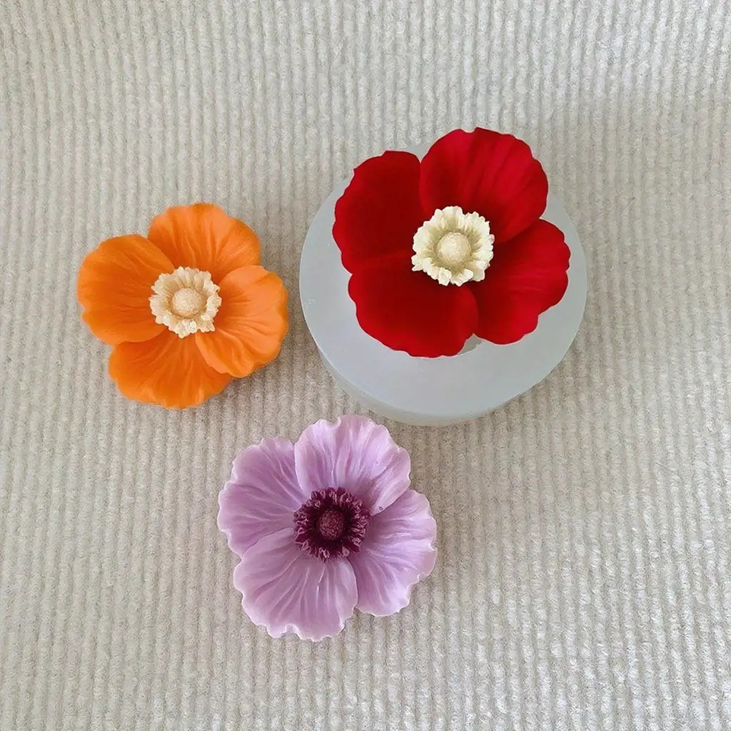Flower Silicone Candle Mold, C - Resin Art Clay recension och pris