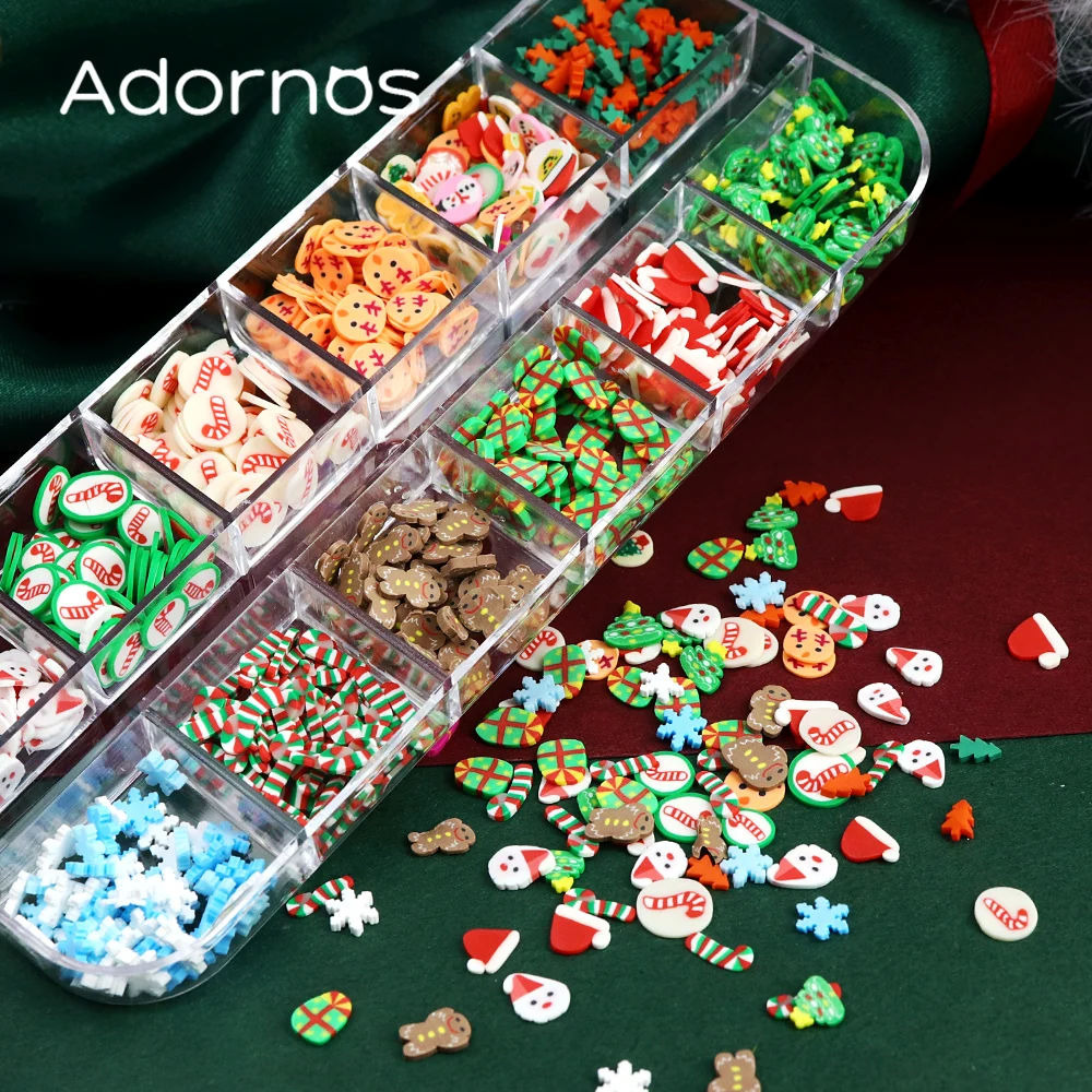 12 Grids Christmas Soft Potter - Resin Art Clay recension och pris