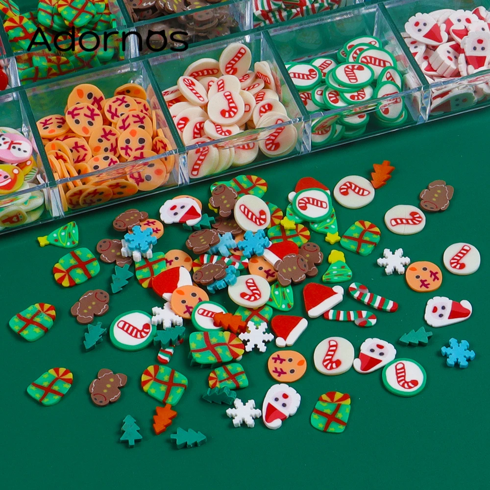 12 Grids Christmas Soft Potter - Resin Art Clay recension och pris