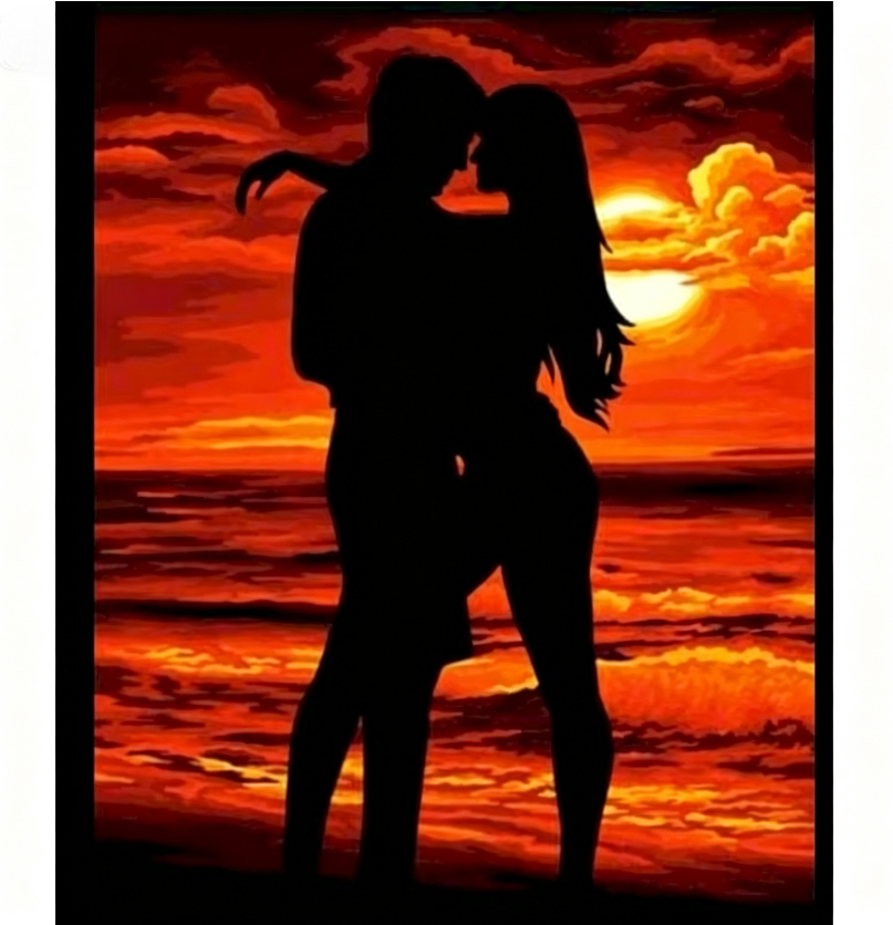 DIY Digital Painting Paint By  - Resin Art On Canvas recension och pris