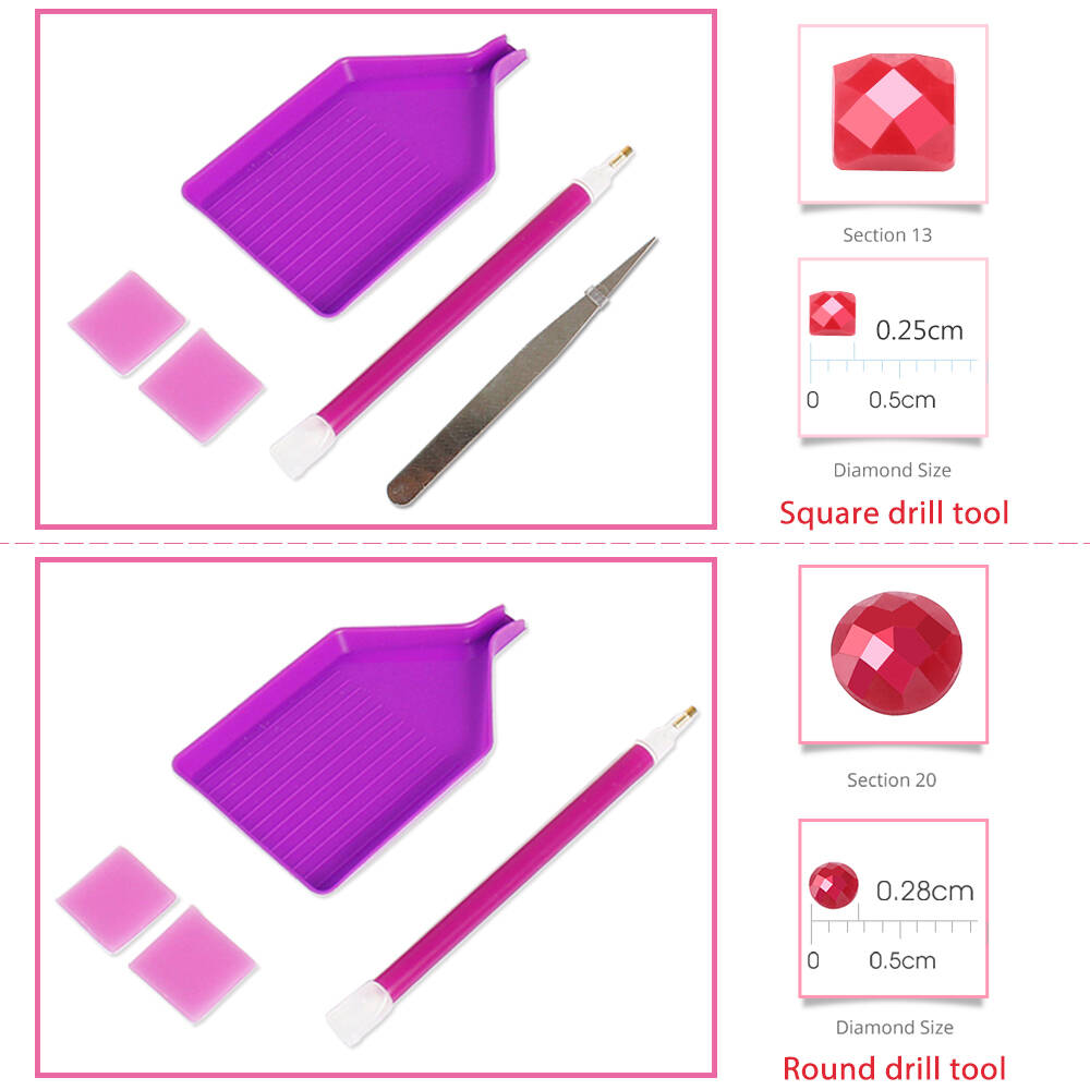 Momoart Full Square Round Diam - Resin Art Equipment recension och pris