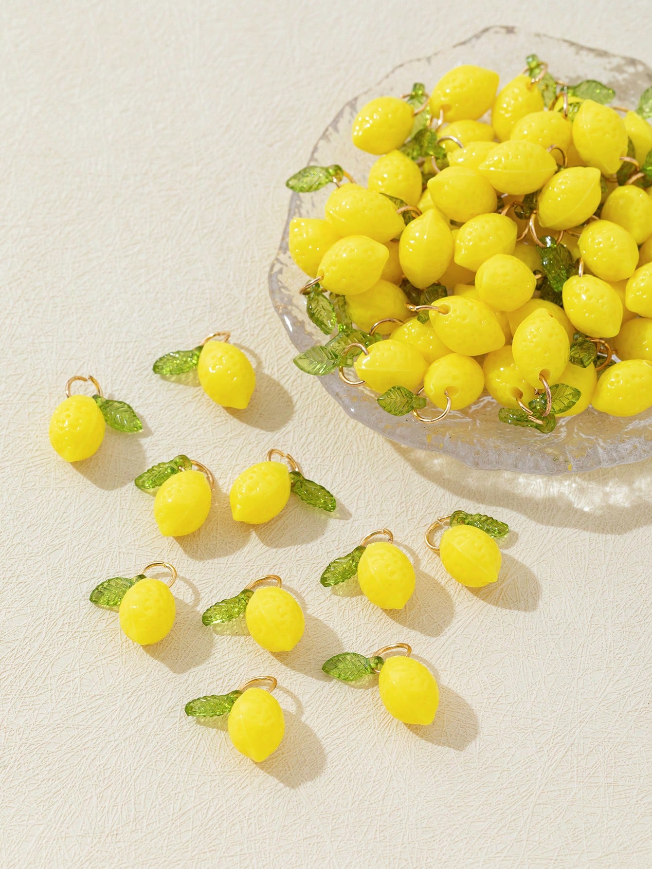 10Pcs 3D Lemon Resin Charms Pe - Resin Art Things recension och pris