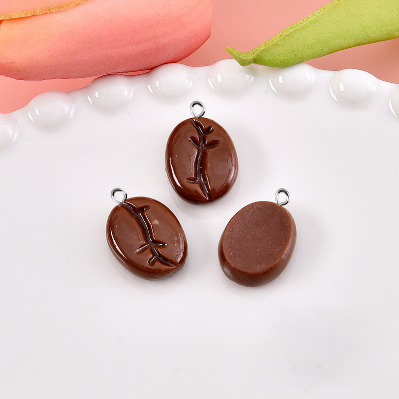 10pcs Coffee Beans Resin Penda - Resin Art Bracelet recension och pris
