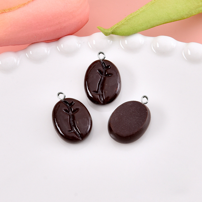 10pcs Coffee Beans Resin Penda - Resin Art Bracelet recension och pris