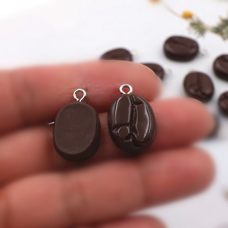 10pcs Coffee Beans Resin Penda - Resin Art Bracelet recension och pris