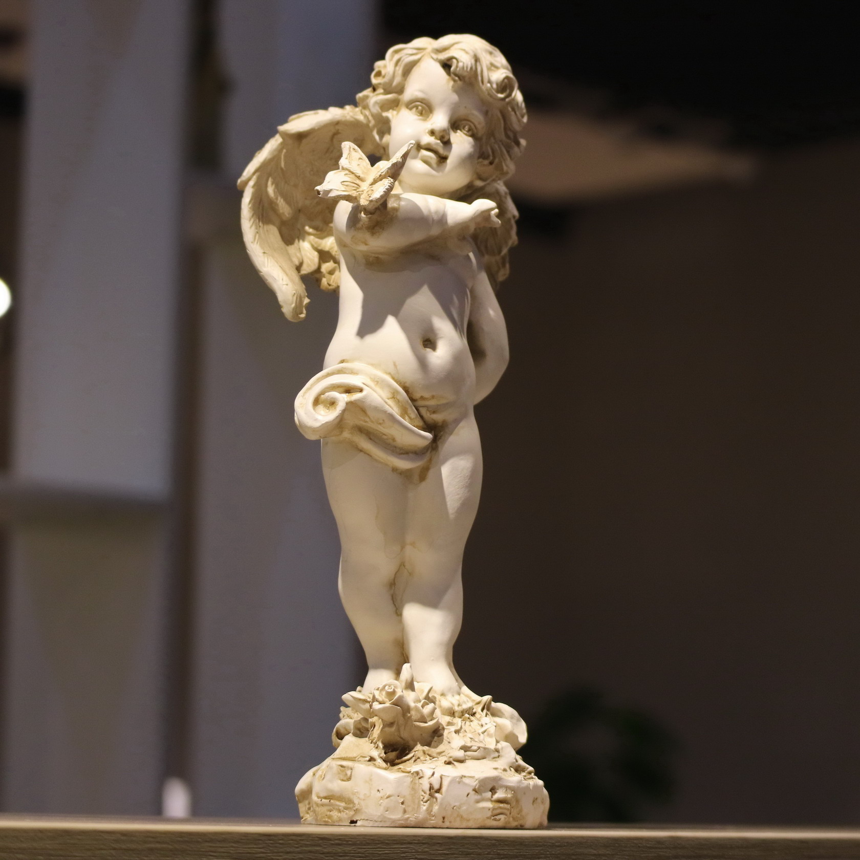 Retro Resin Angel Figurine 29c - Resin Art Wedding Gift recension och pris