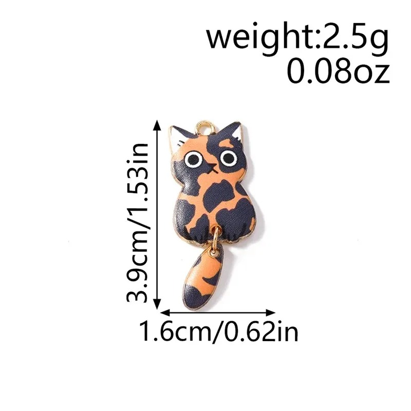 10Pcs 16×39mm Cute Cartoon Cat - Resin Art Kits For Adults recension och pris