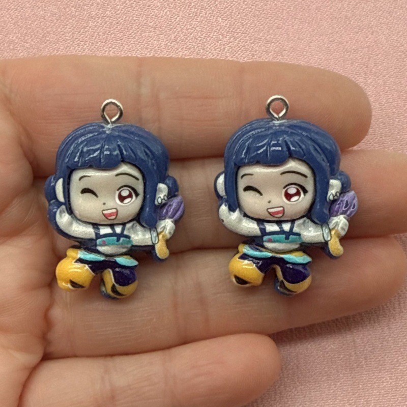 10pcs resin cartoon pendant, D - Resin Art Kits For Adults recension och pris