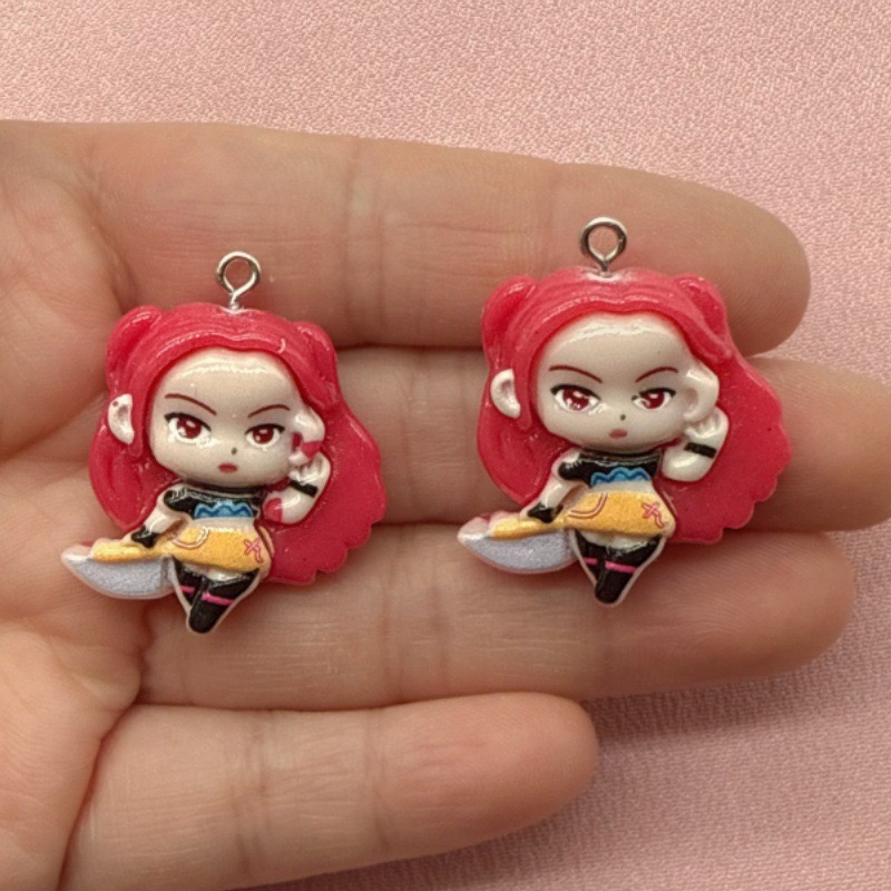 10pcs resin cartoon pendant, D - Resin Art Kits For Adults recension och pris