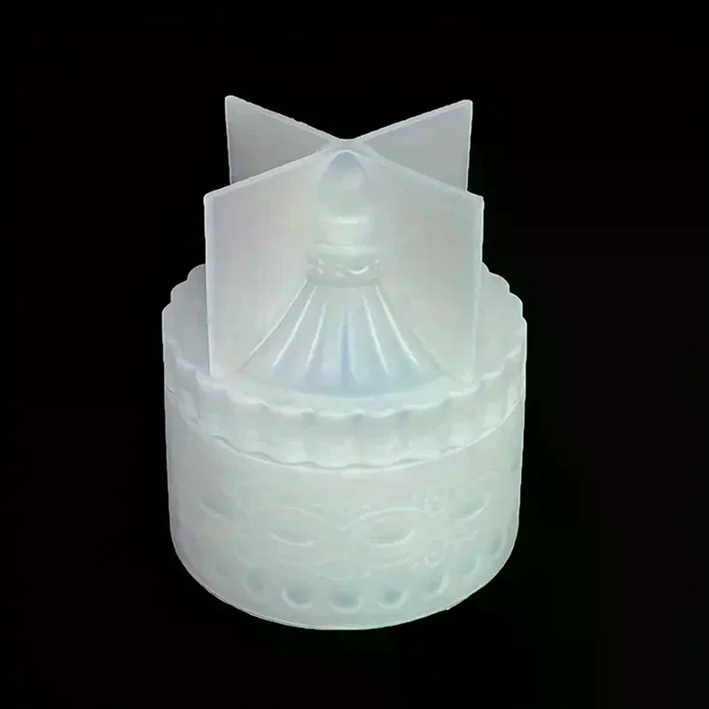 1set Striped Candle Jar Silico - Resin Art Clay recension och pris