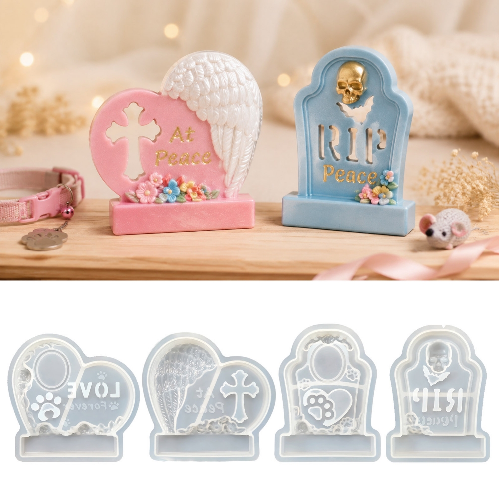 S0304 Heart-Shaped Tombstone M - Resin Art Frame recension och pris