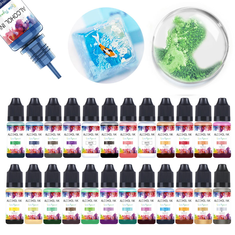 10ml Art Ink Alcohol Resin Pig - Resin Pigment Alcohol Ink recension och pris