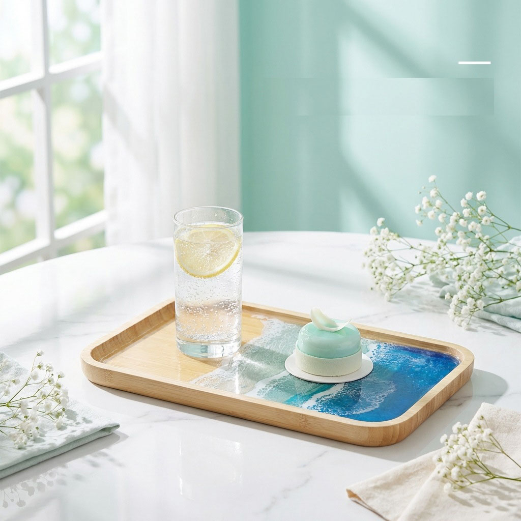 Epoxy Resin Ocean Art Decorati - Resin Art Kitchen recension och pris