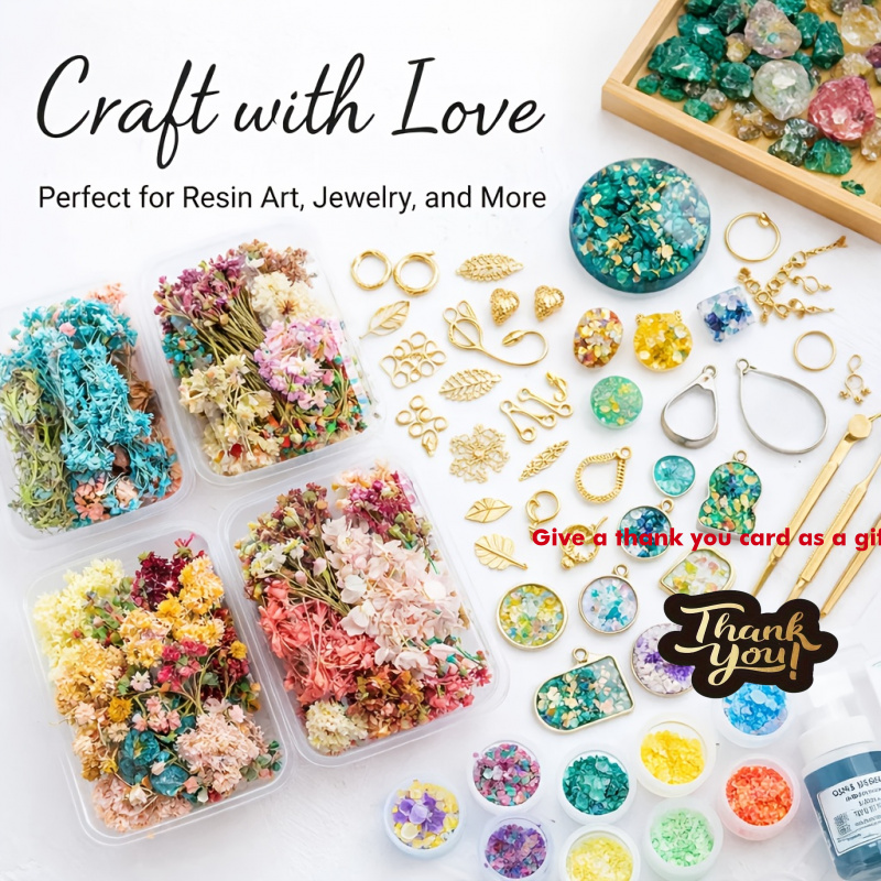 10 Box Mixed Dried Flower Bouq - Resin Art Wedding Gift recension och pris