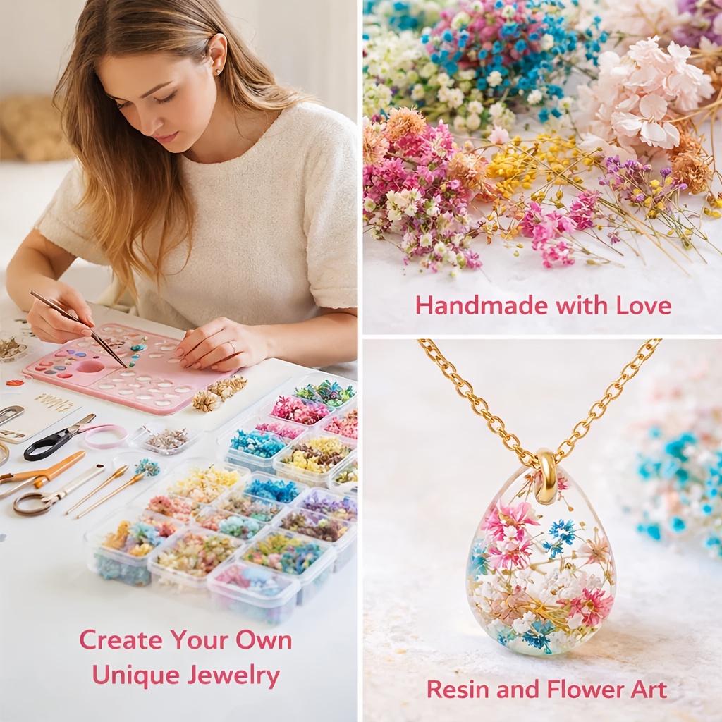 10 Box Mixed Dried Flower Bouq - Resin Art Wedding Gift recension och pris