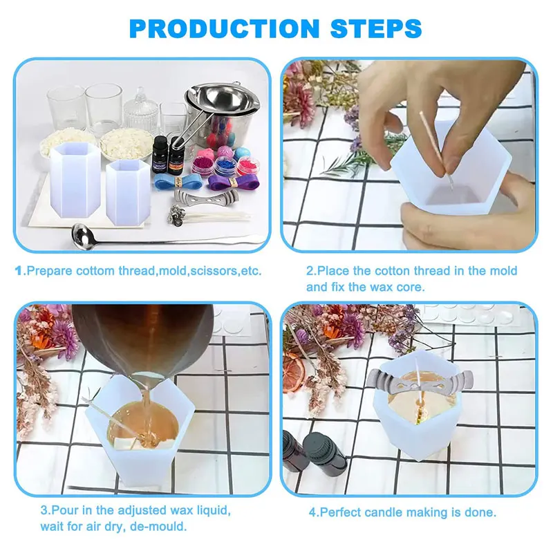 Cylinder Silicone Candle Molds - Resin Art Clay recension och pris
