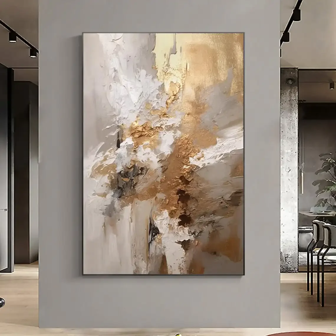 Abstract Texture Oil Painting  - Resin Art On Canvas recension och pris