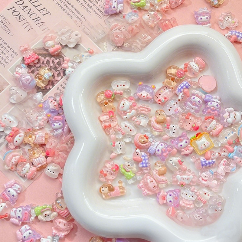 10-100pcs mini smooth transpar - Resin Art Gift For Birthday recension och pris