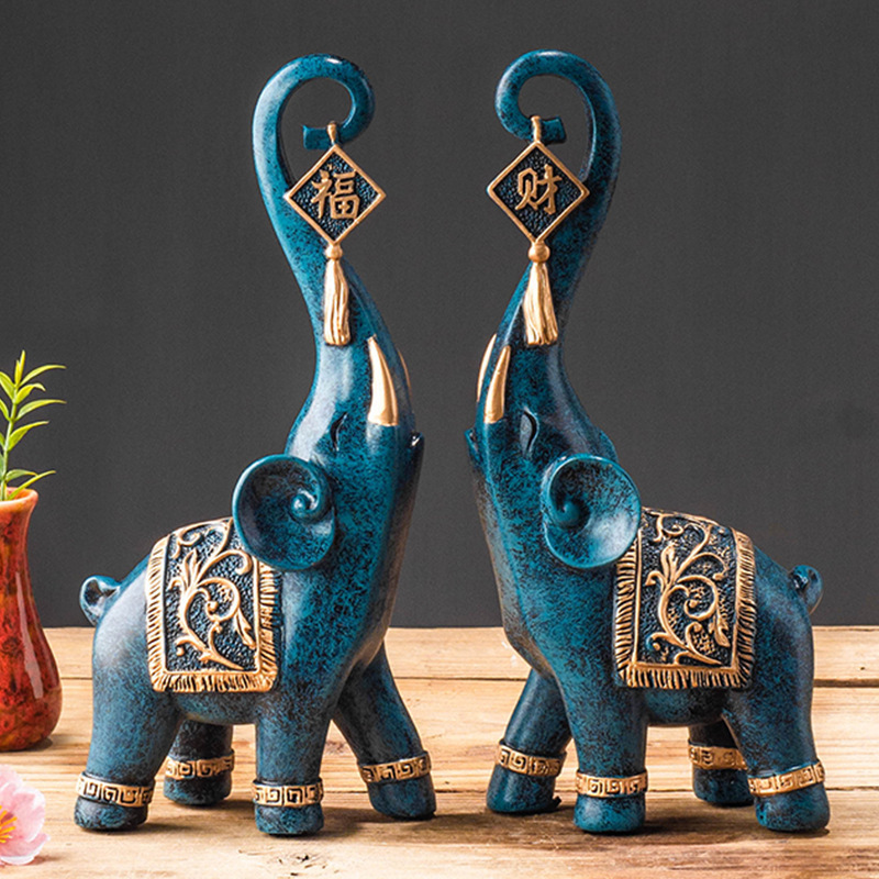 One Pair Chinese Style Lucky W - Resin Art Wedding Gift recension och pris