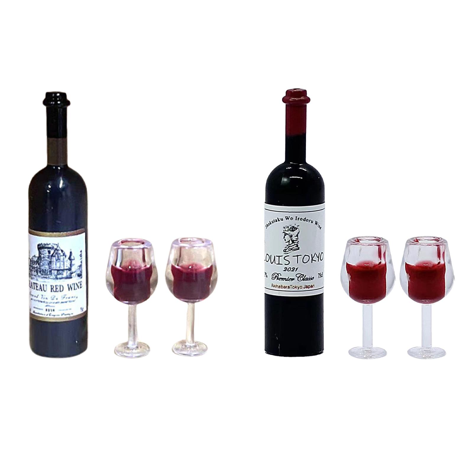 1/12 Scale Dollhouse Wine Bott - Resin Art Kitchen recension och pris
