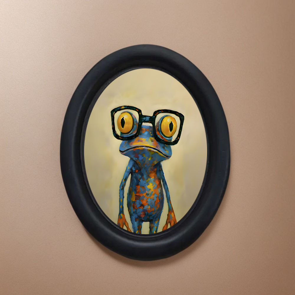 1 Piece of Trendy Frog-Pattern - Resin Art Frame recension och pris
