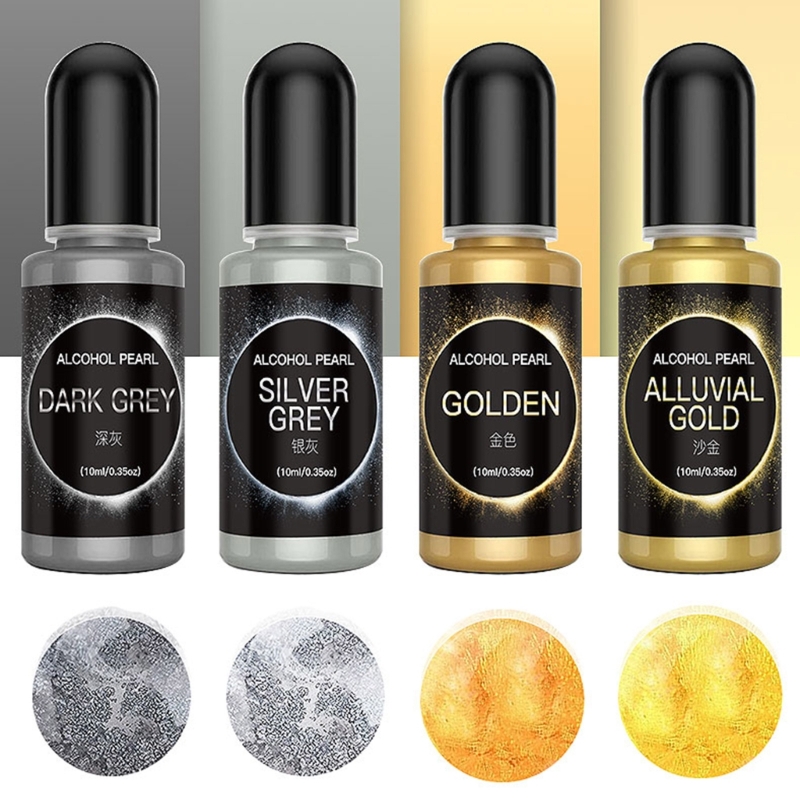 Metallic Pigment UV Resin Dye  - Resin Pigment Alcohol Ink recension och pris