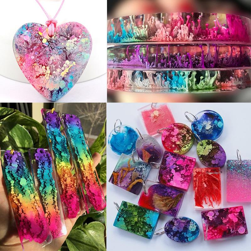 24 Color 10ml Art Ink Alcohol  - Resin Pigment Alcohol Ink recension och pris