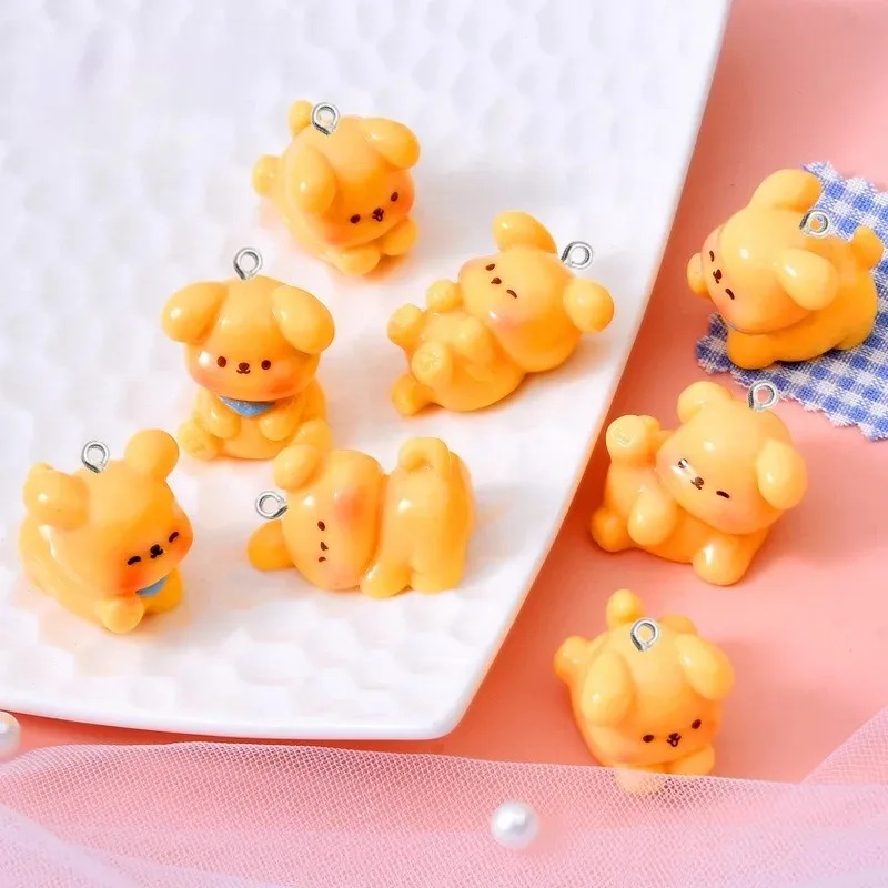 10Pcs Cute Cartoon Dog Acrylic - Resin Art Bracelet recension och pris