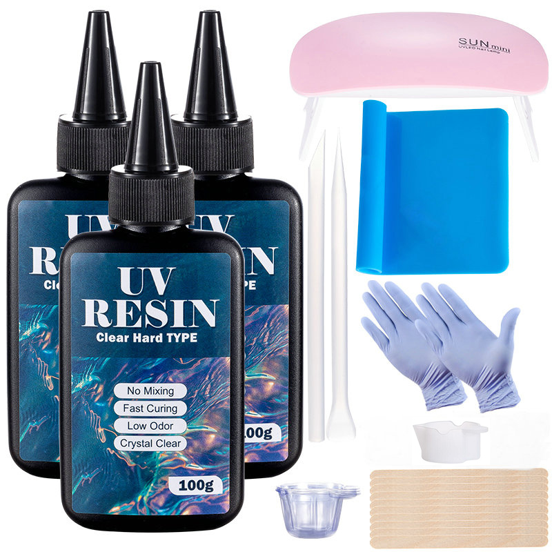 100g/250g Clear UV Resin Hard  - Resin Color Paste recension och pris
