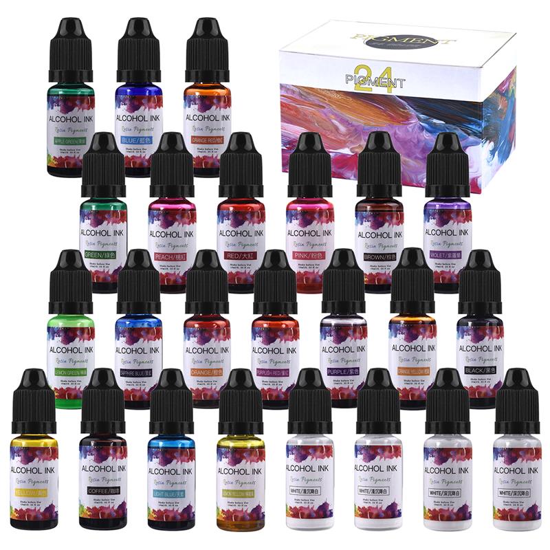 1 Set Epoxy Resin Pigment Kit  - Resin Pigment Alcohol Ink recension och pris