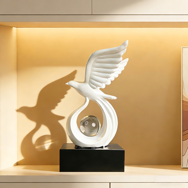 Luxury Abstract Art Flying Eag - Resin Art Gift For Birthday recension och pris