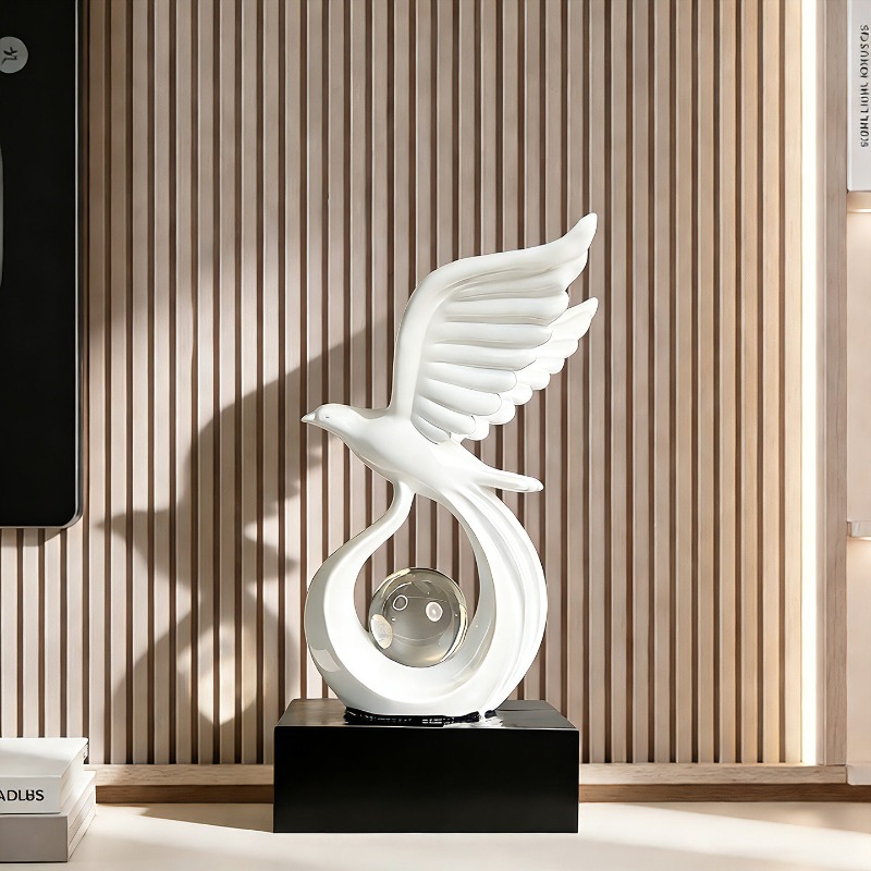 Luxury Abstract Art Flying Eag - Resin Art Gift For Birthday recension och pris